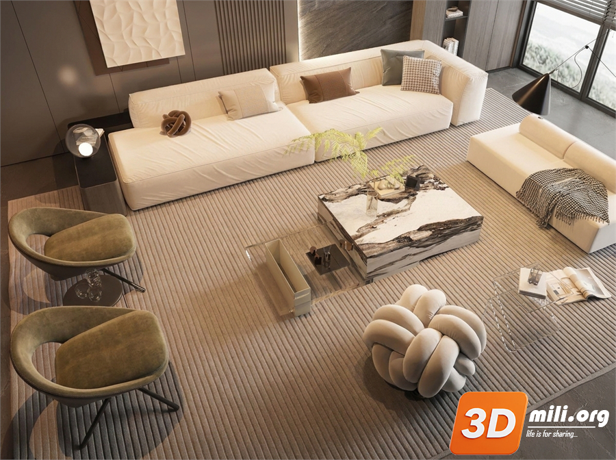Sofa Minotti Skp Files 